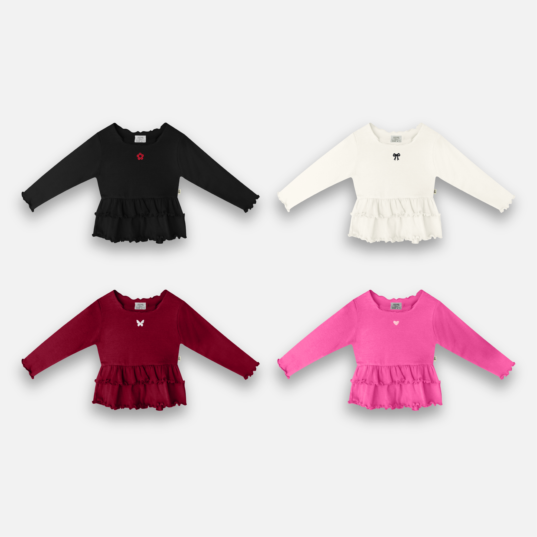 RUFFLE LONG SLEEVE