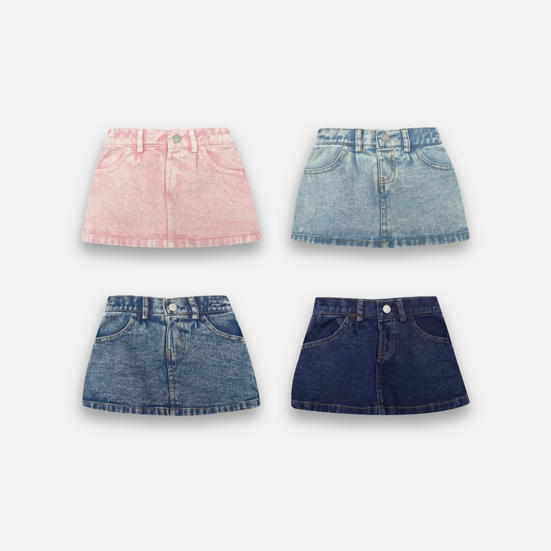 MINI DENIM SKORT