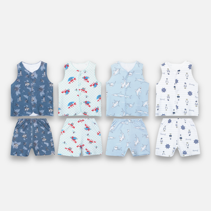 PANNADAILY - SLEEVELESS SET BABY PRINT