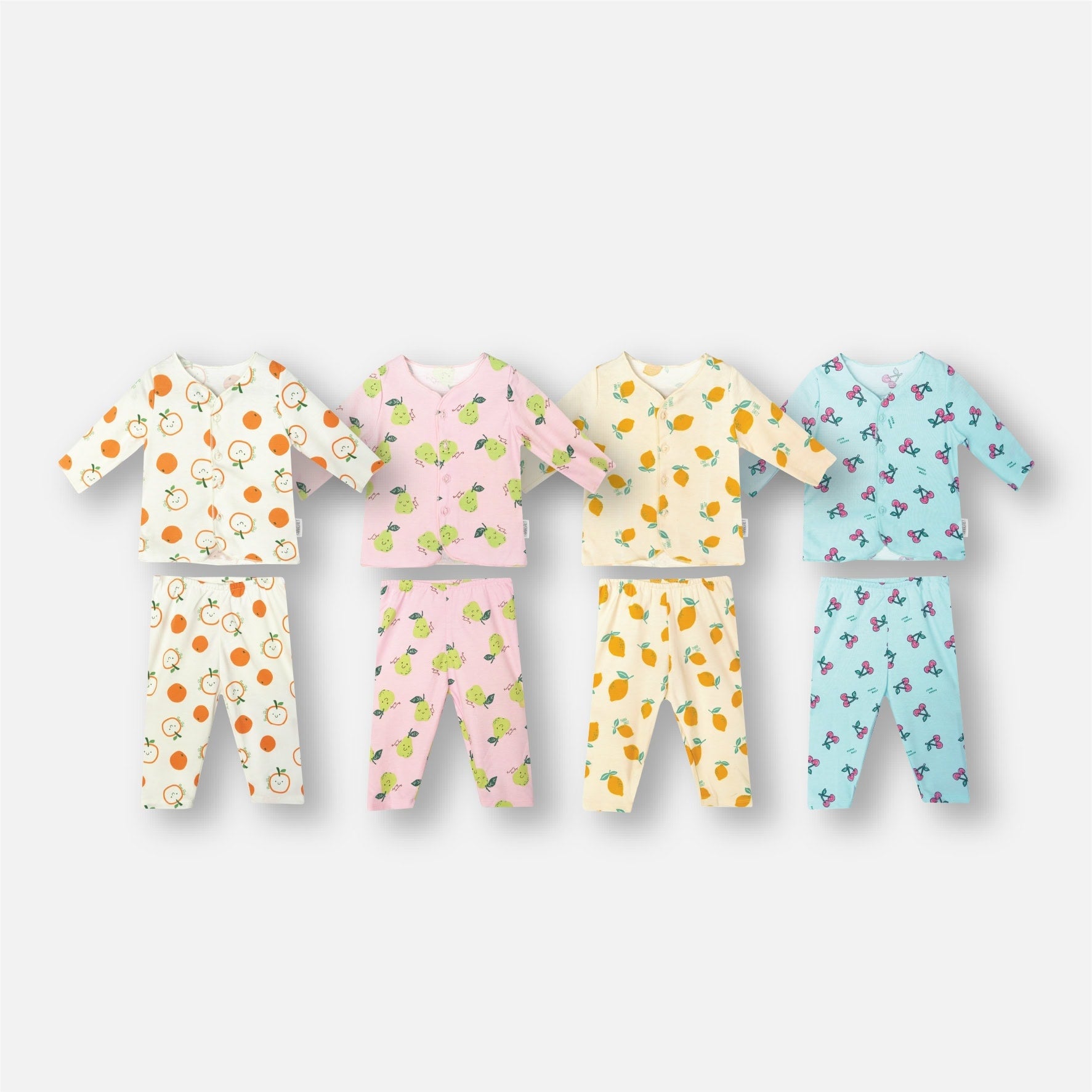 PANNADAILY - LONG SET BABY GIRL PRINT