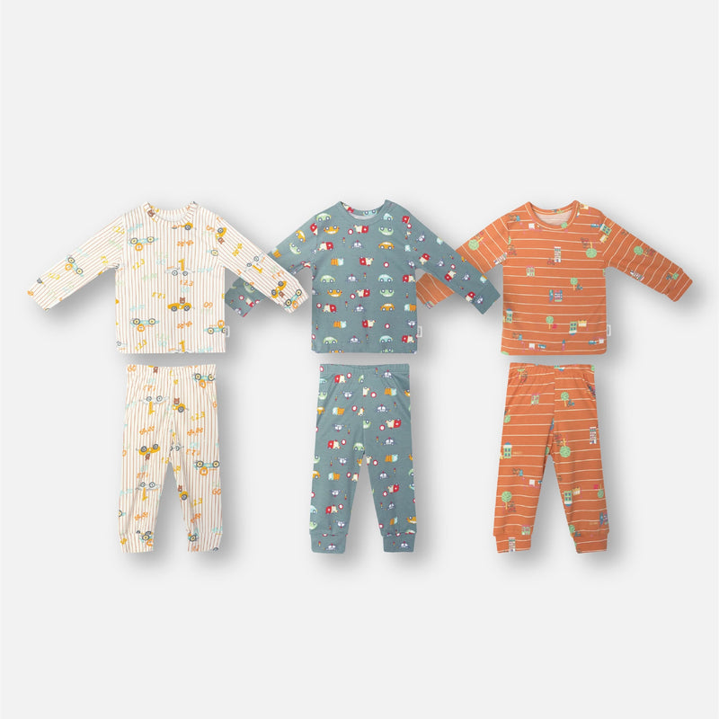 PANNADAILY - LONG PAJAMA KIDS PRINT