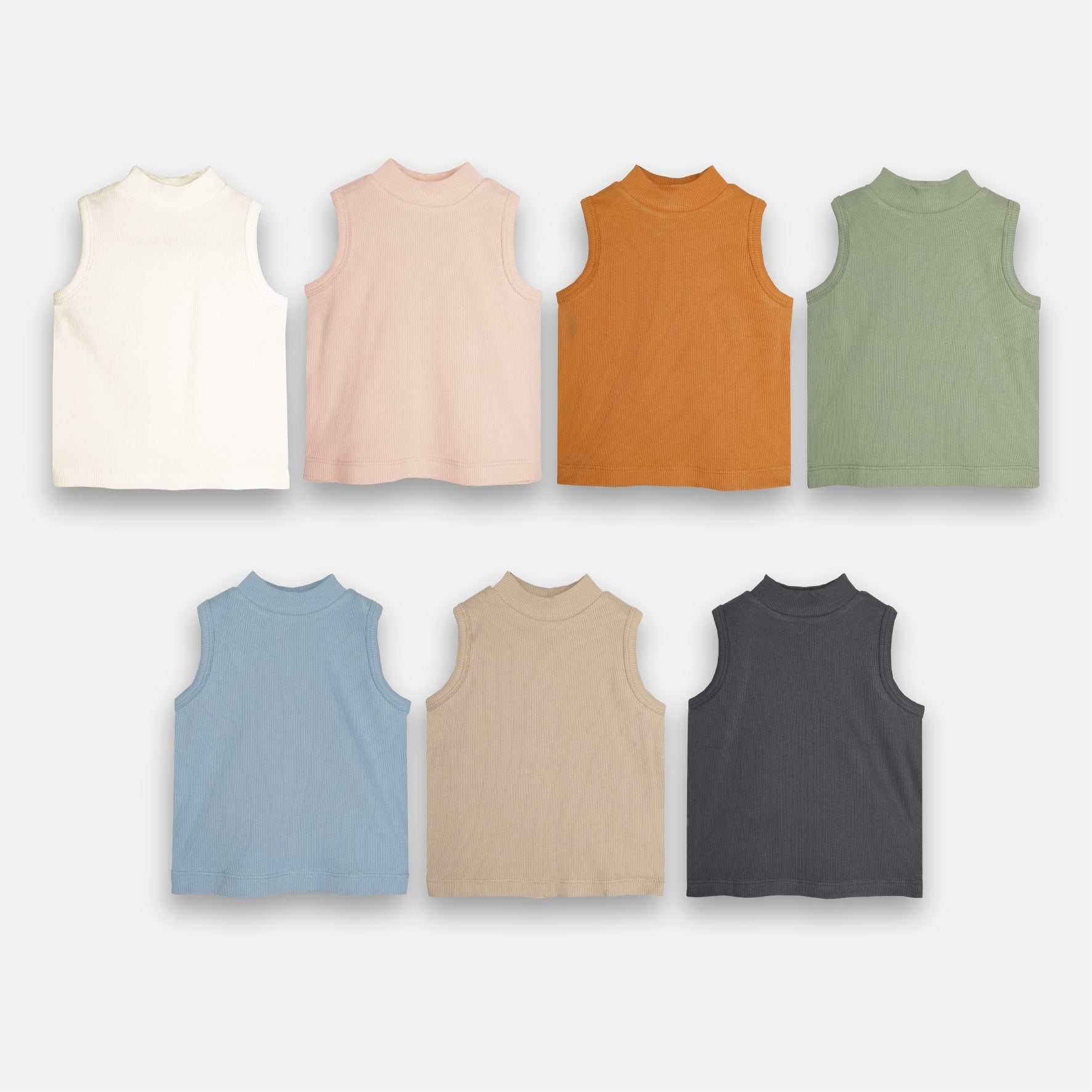 SLEEVELESS TURTLENECK