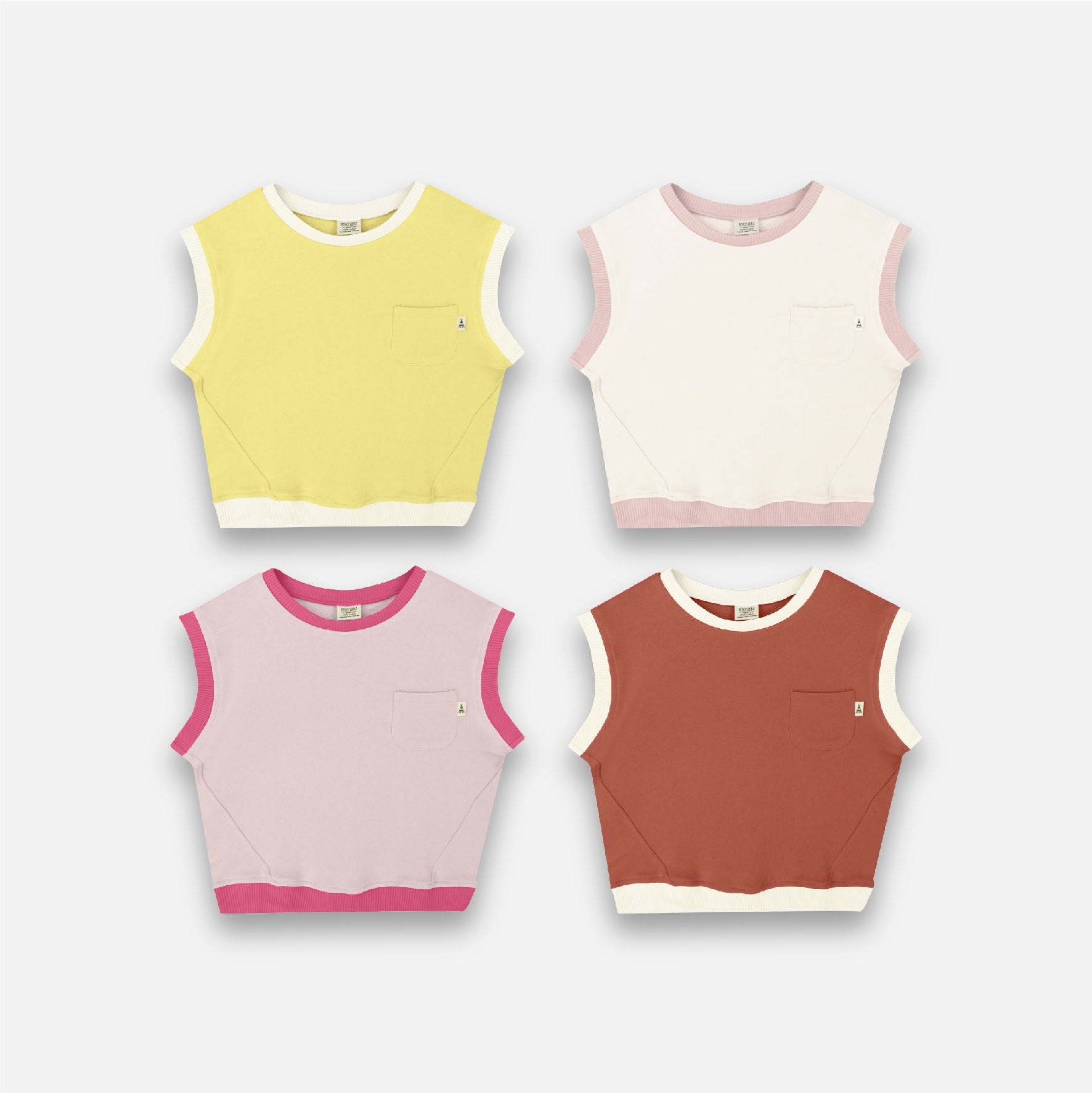 SLEEVELESS SWEATSHIRT