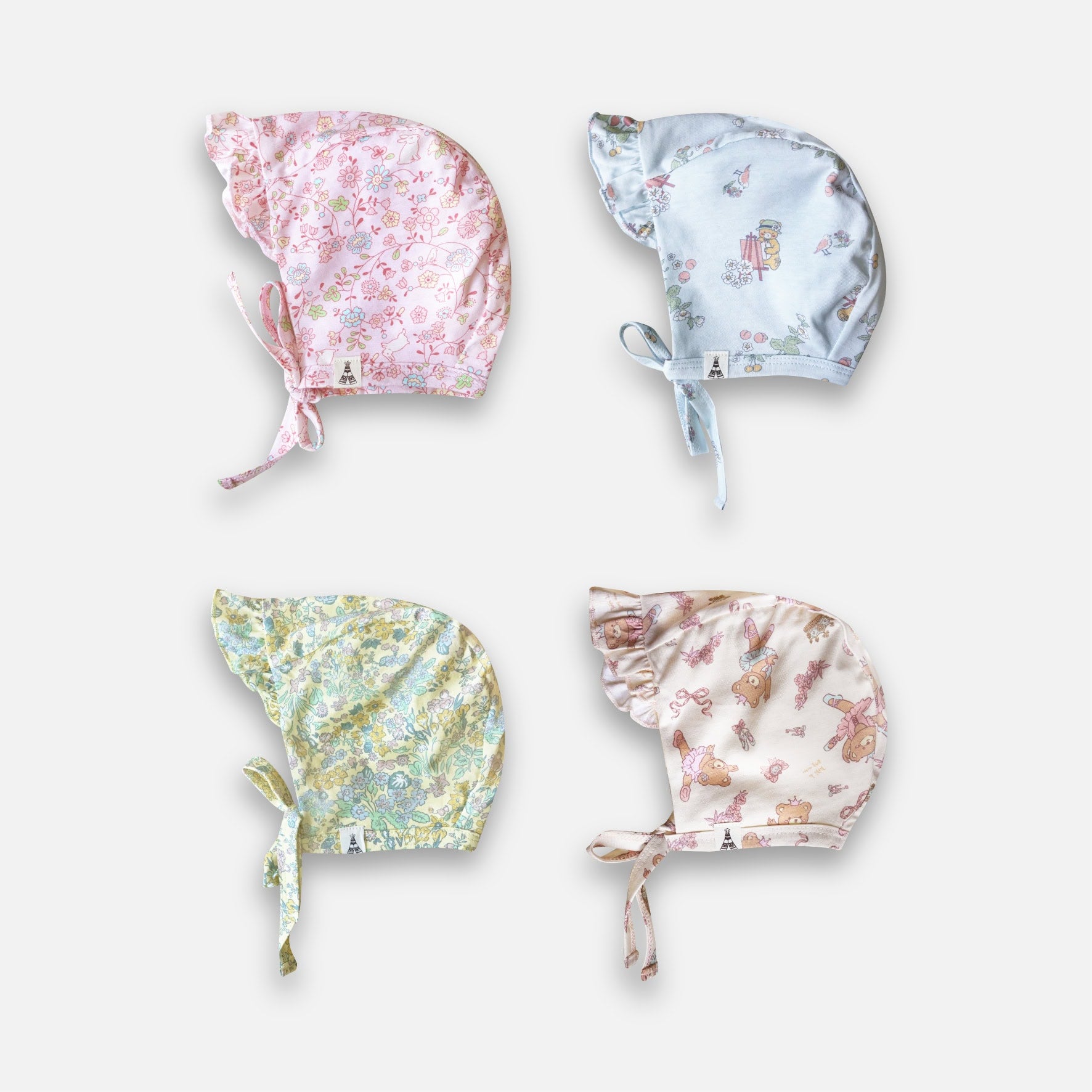 BONNET RUFFLE PRINT