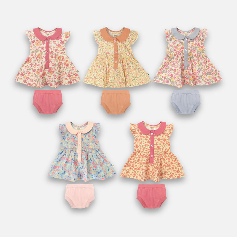 RUFFLE COLLAR DRESS