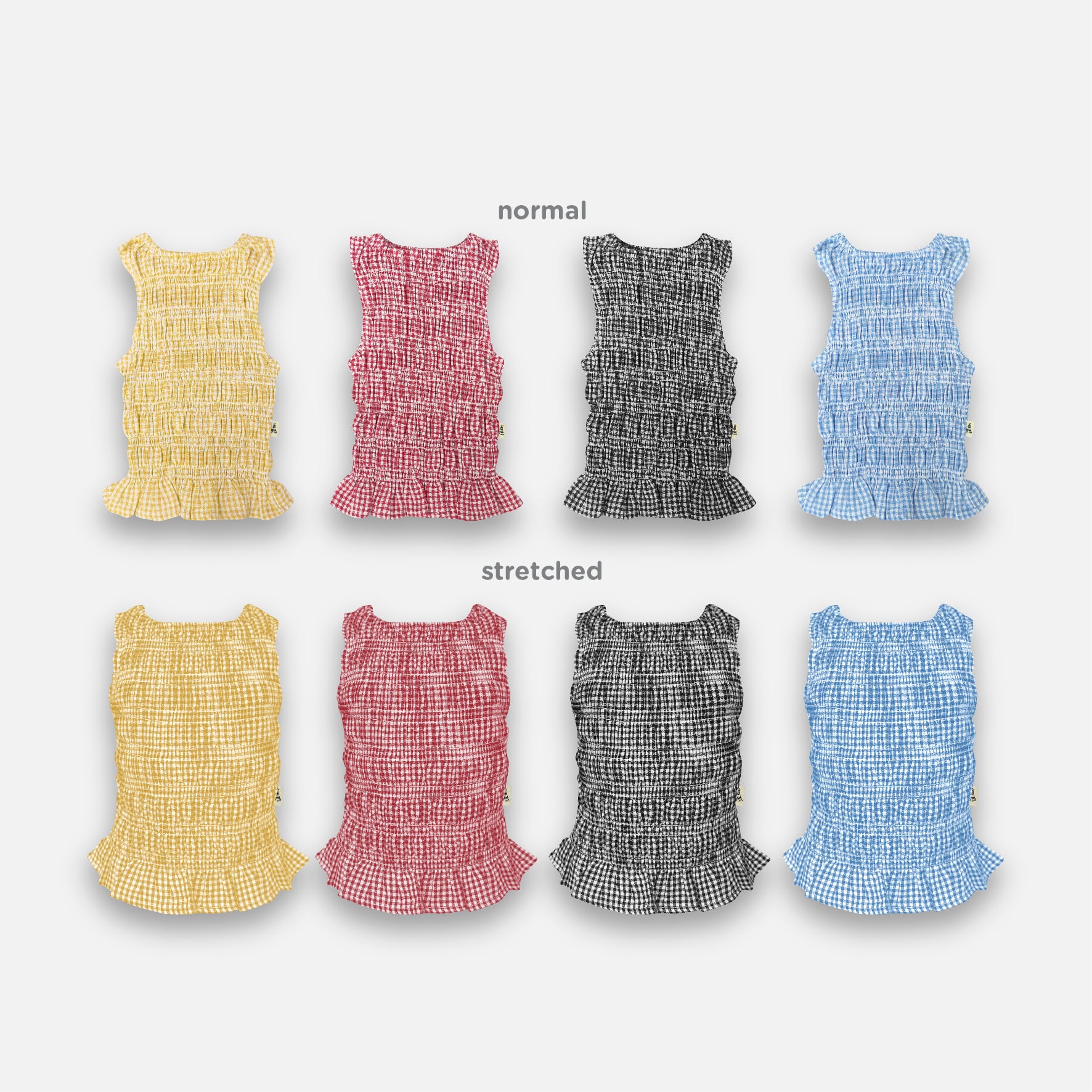 CASSANDRA SMOCKED TOP