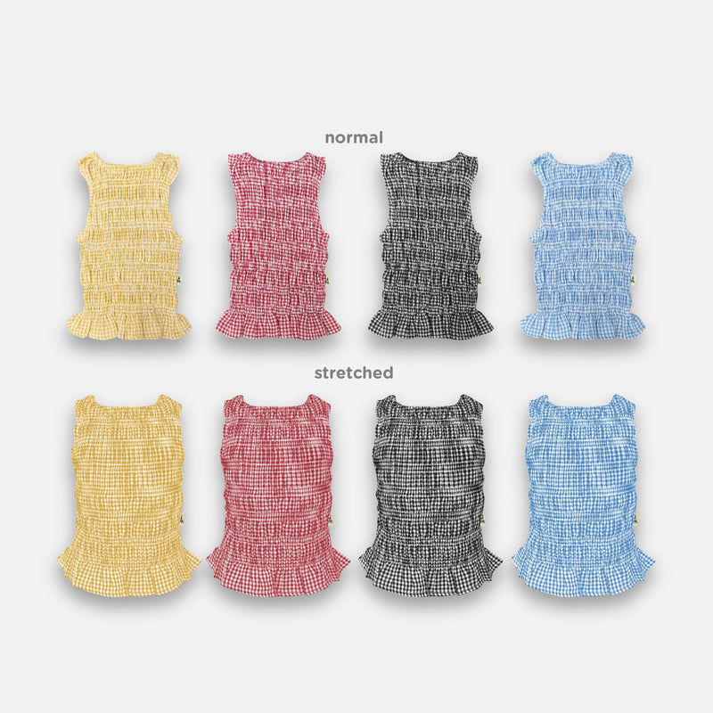 CASSANDRA SMOCKED TOP