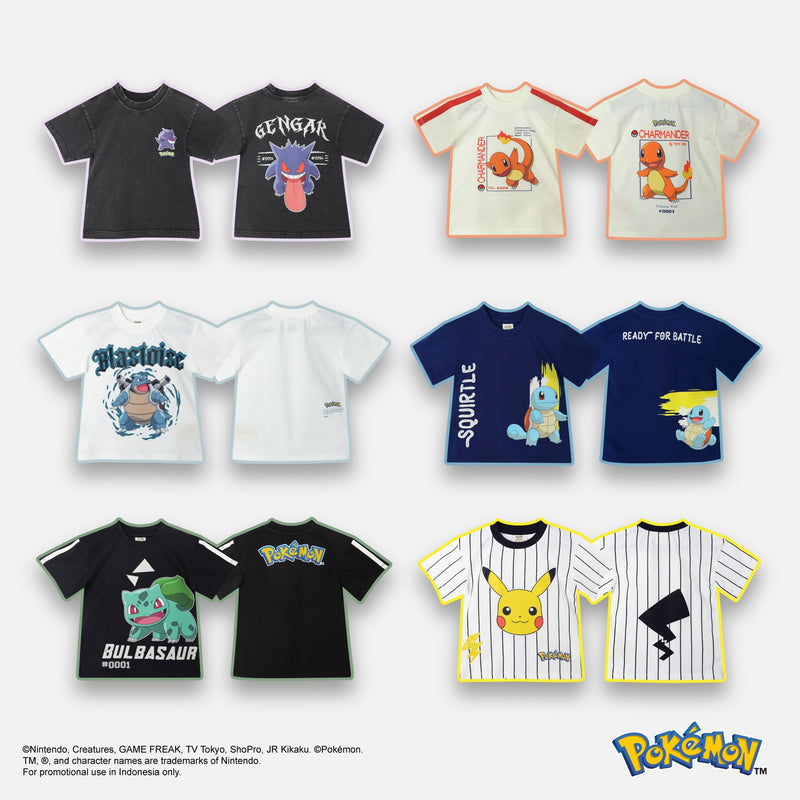 BOHOPANNA | POKÉMON - STREETWEAR TEE - Atasan Anak