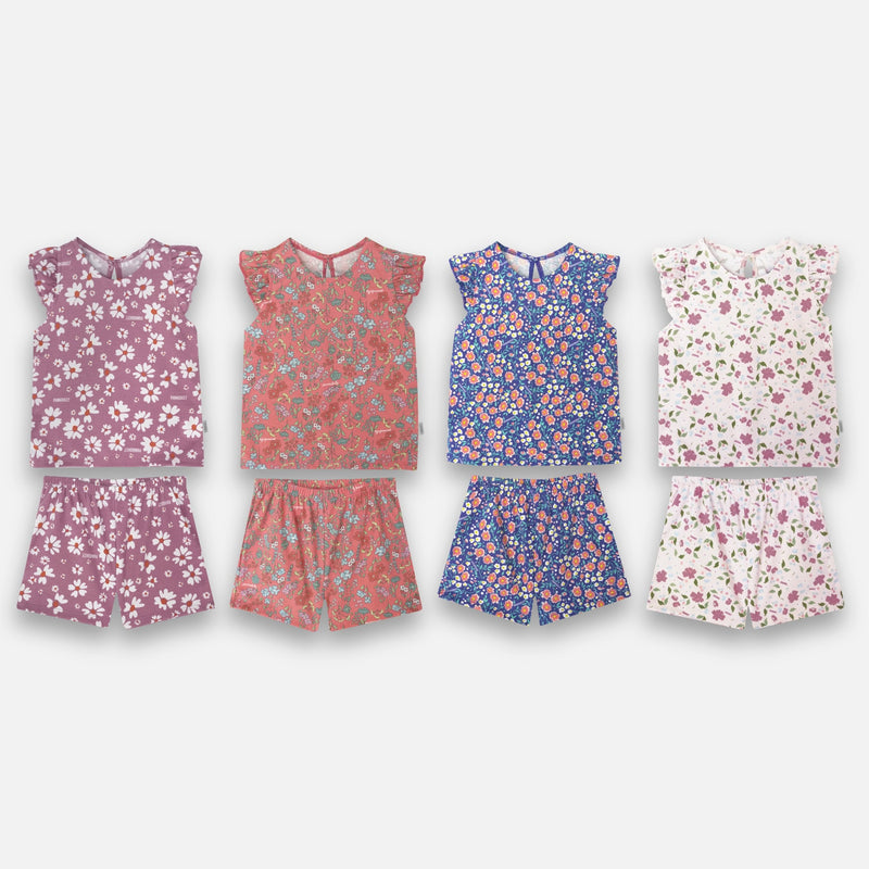 PANNADAILY - SET KIDS GIRL PRINT - FLOWERS COSMOS SERIES