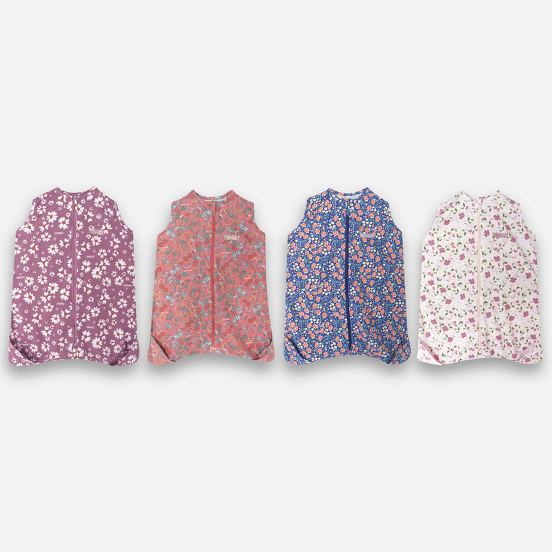 PANNADAILY - SLEEP SACK GIRL PRINT - FLOWERS COSMOS SERIES
