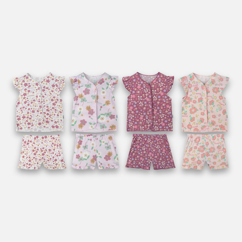 PANNADAILY - SET RUFFLE BABY GIRL PRINT