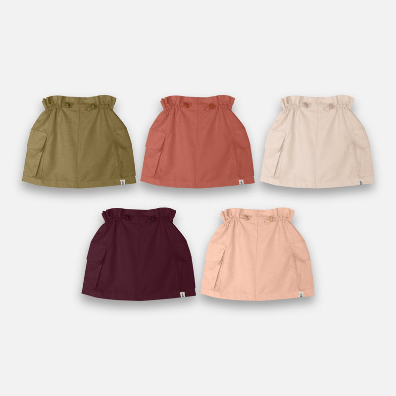 LINEN BUCKET SKIRT