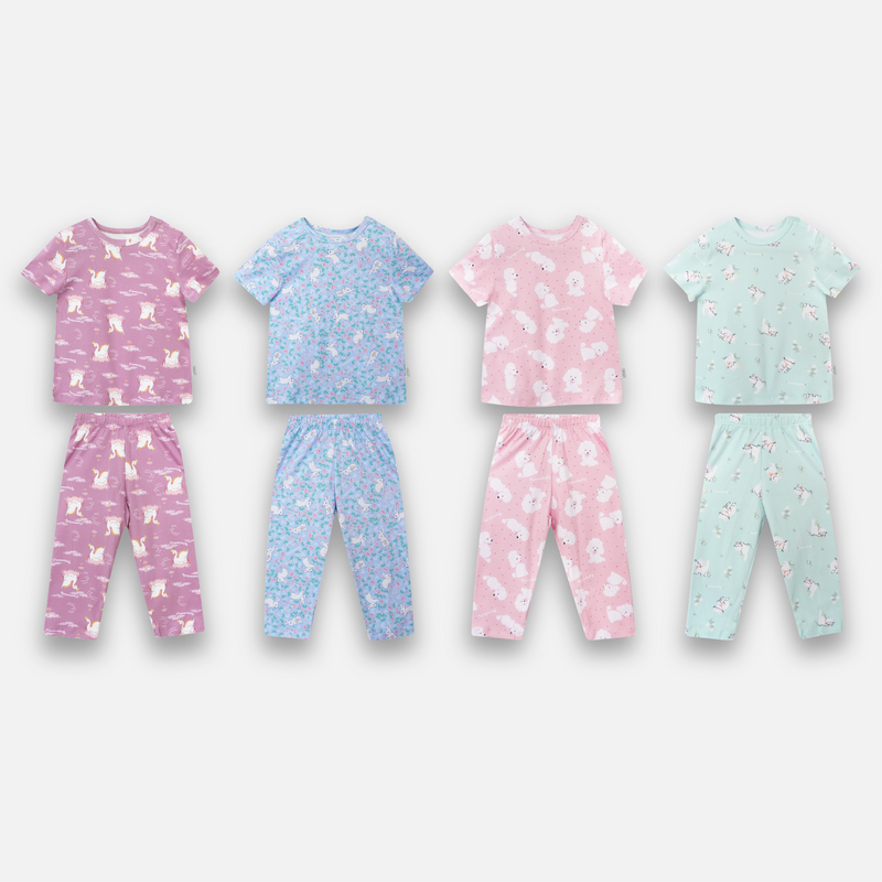 PANNADAILY - BASIC LONG SET KIDS GIRL PRINT