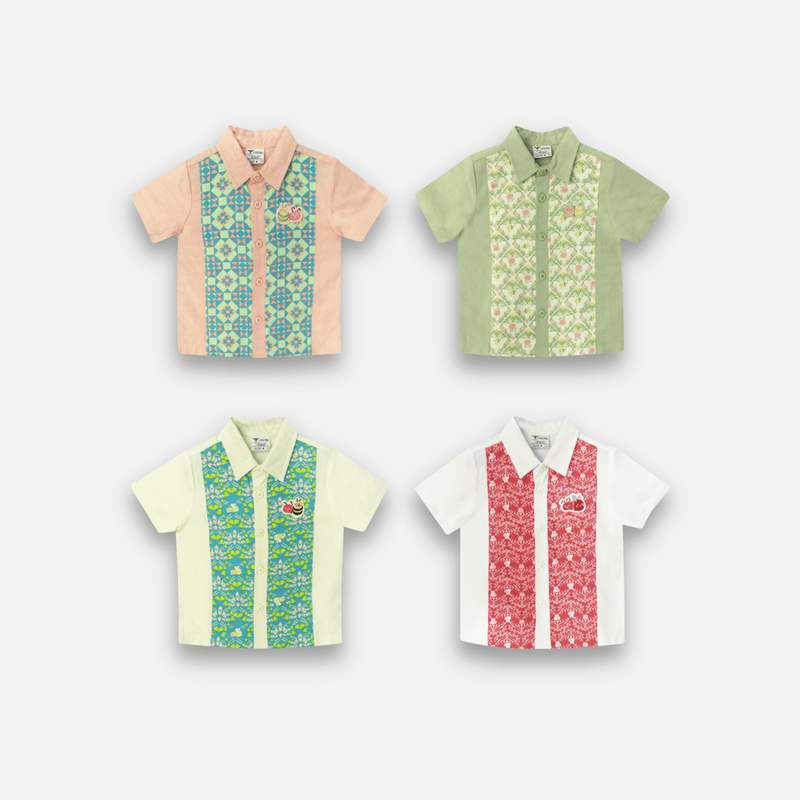 THE OVERTEE - SHORT BATIK SHIRT