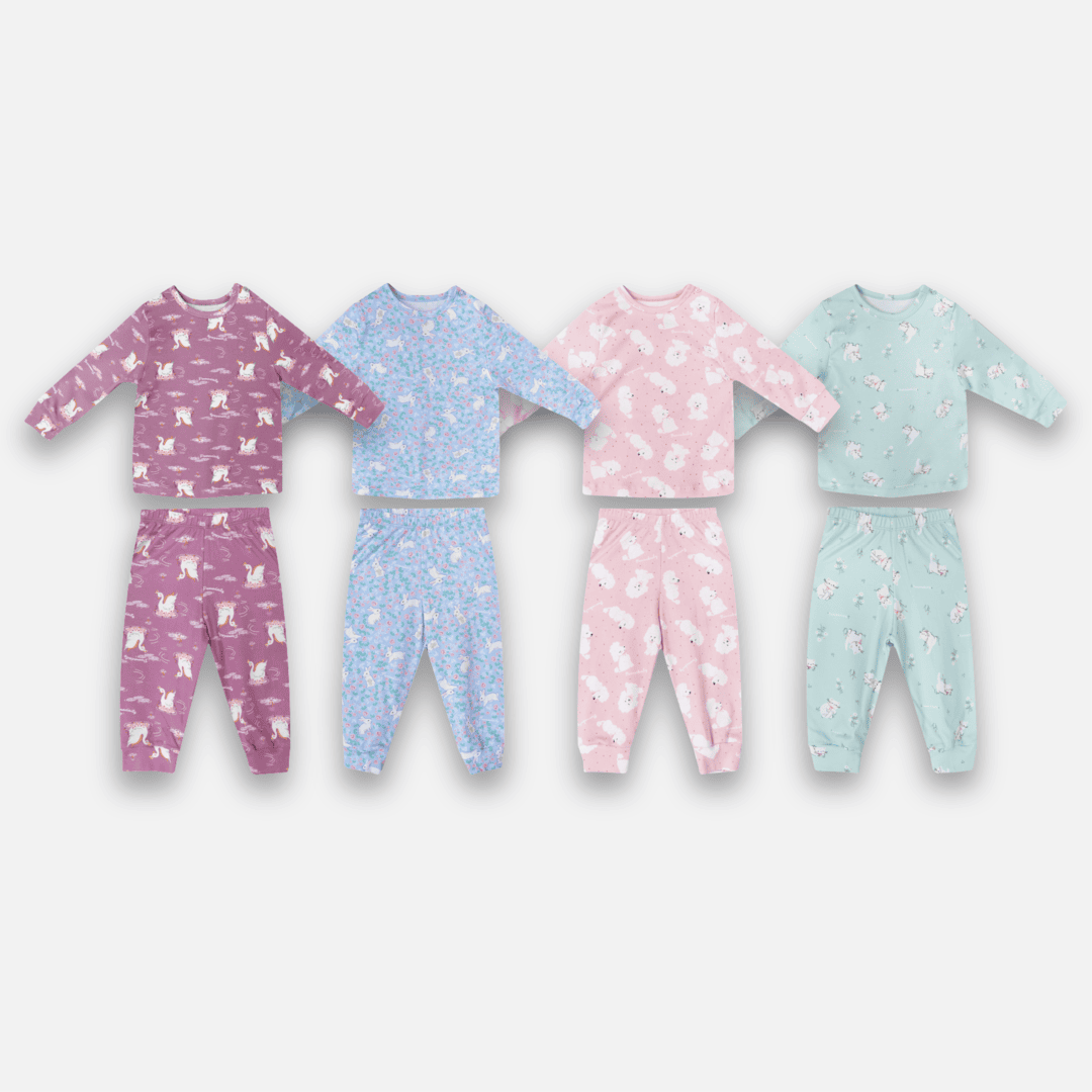 PANNADAILY - LONG PAJAMA KIDS GIRL PRINT