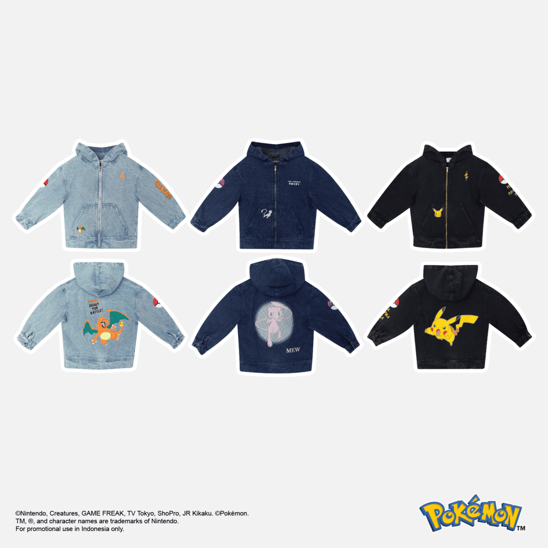 POKEMON - HOODIE DENIM JACKET