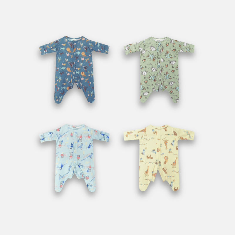 SLEEPSUIT SNAP PRINT