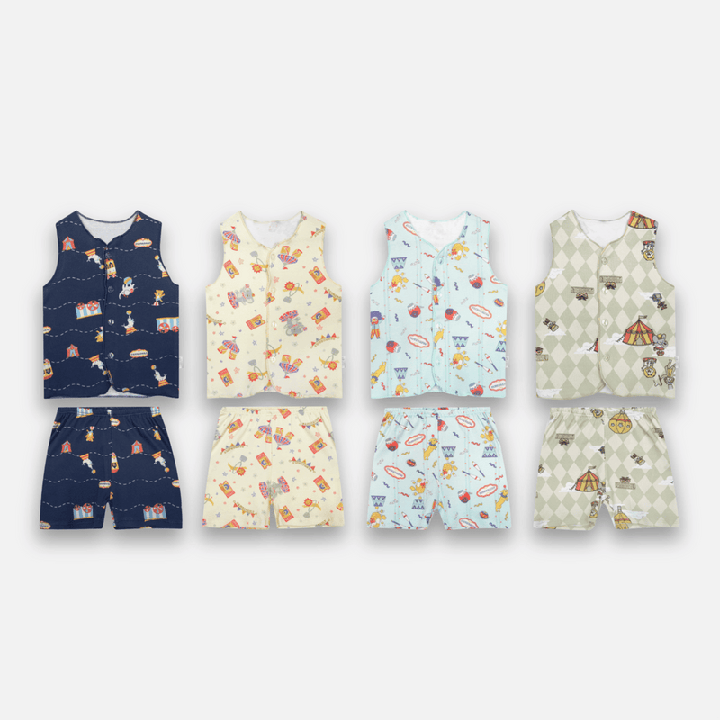 PANNADAILY - SLEEVELESS SET BABY PRINT