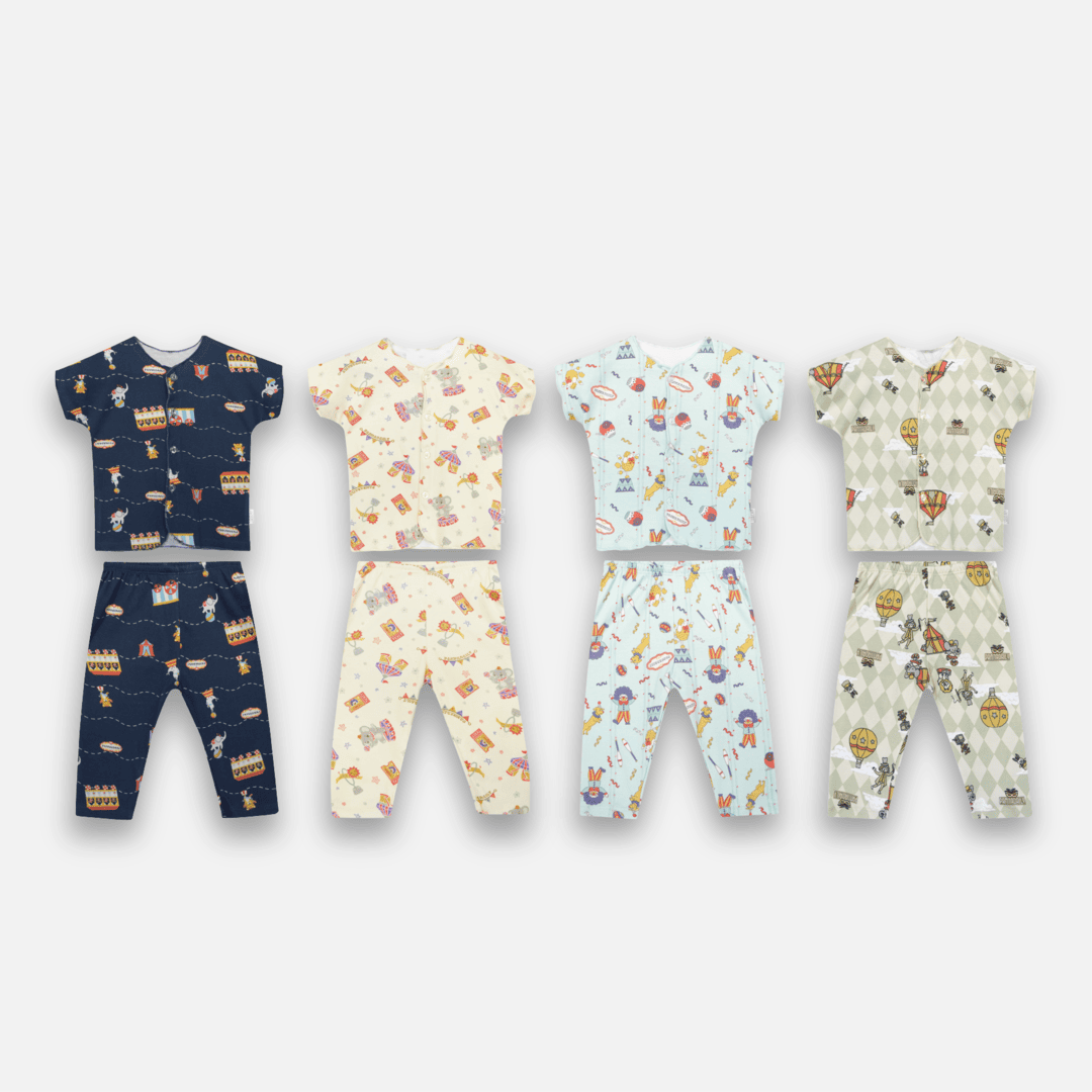 PANNADAILY - BASIC LONG SET BABY PRINT