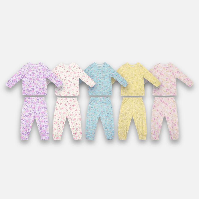 PANNADAILY - LONG PAJAMA KIDS GIRL PRINT