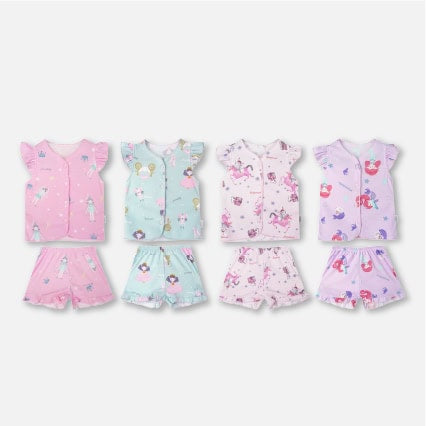 PANNADAILY - SET RUFFLE BABY GIRL PRINT
