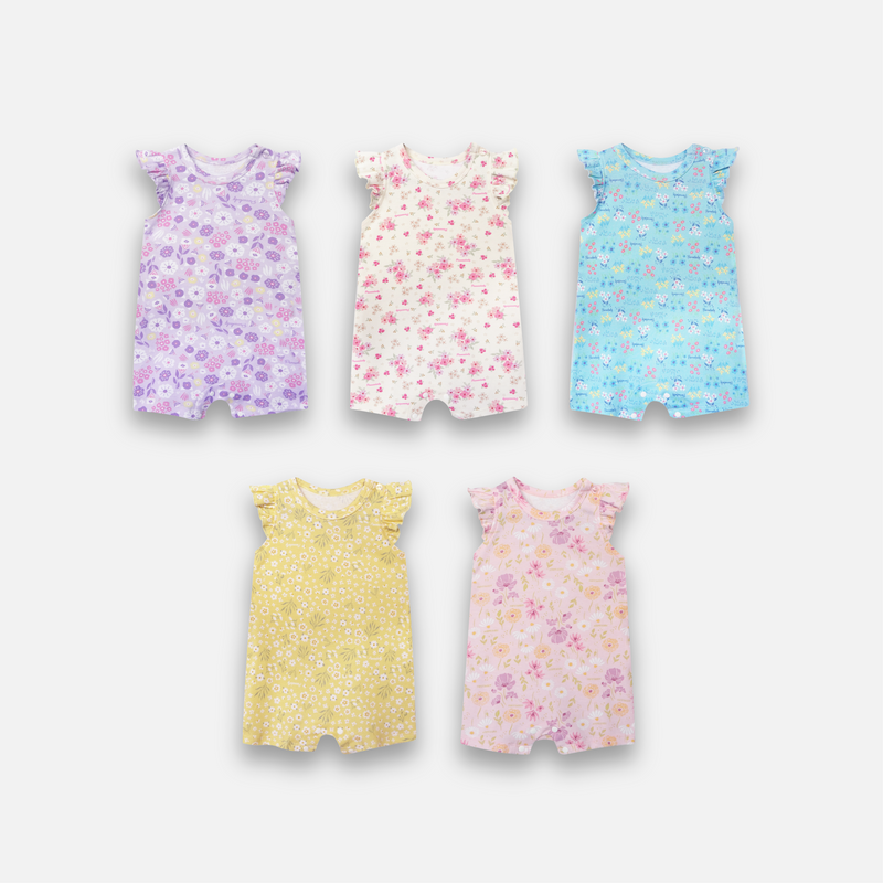 PANNADAILY - PLAYSUIT GIRL PRINT