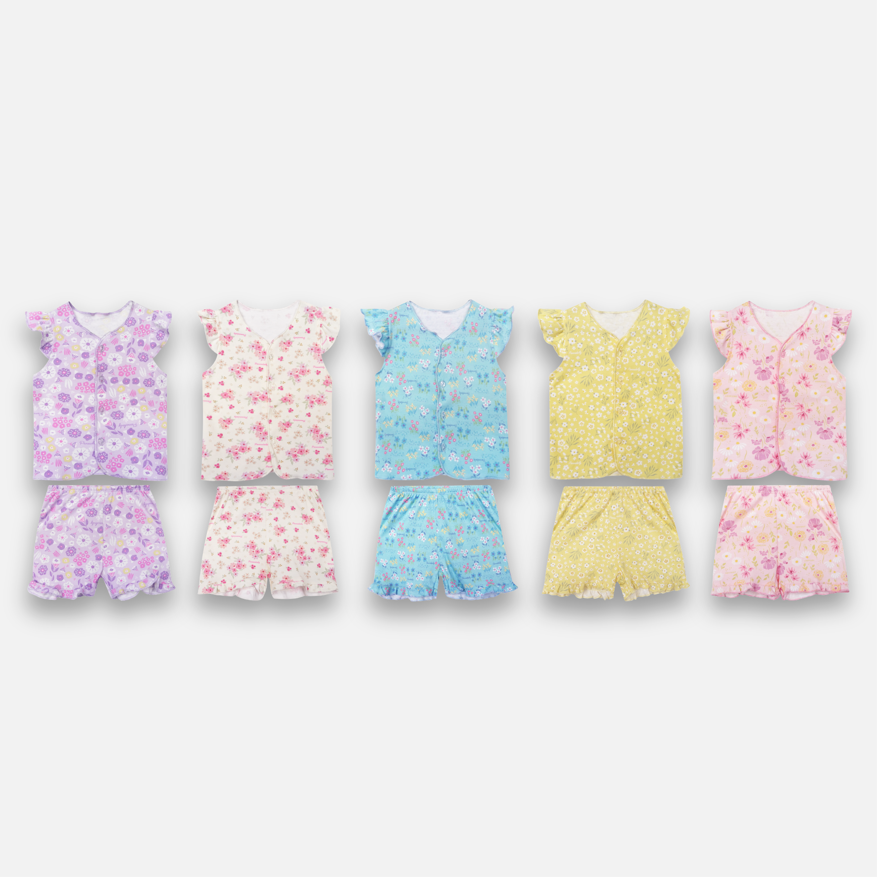 PANNADAILY - SET RUFFLE GIRL PRINT