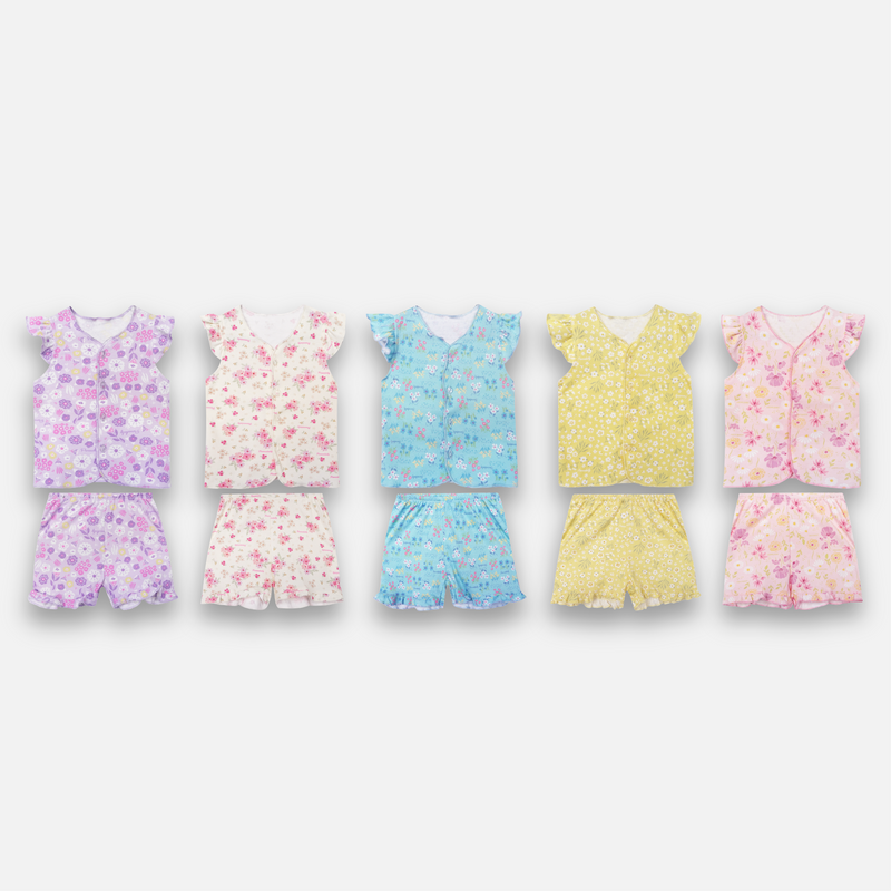 PANNADAILY - SET RUFFLE GIRL PRINT