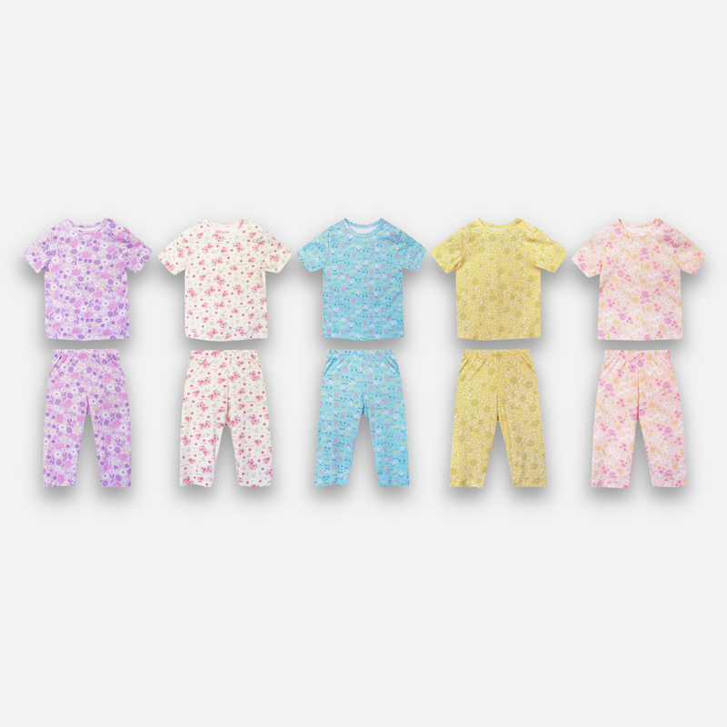 PANNADAILY - BASIC LONG SET KIDS GIRL PRINT