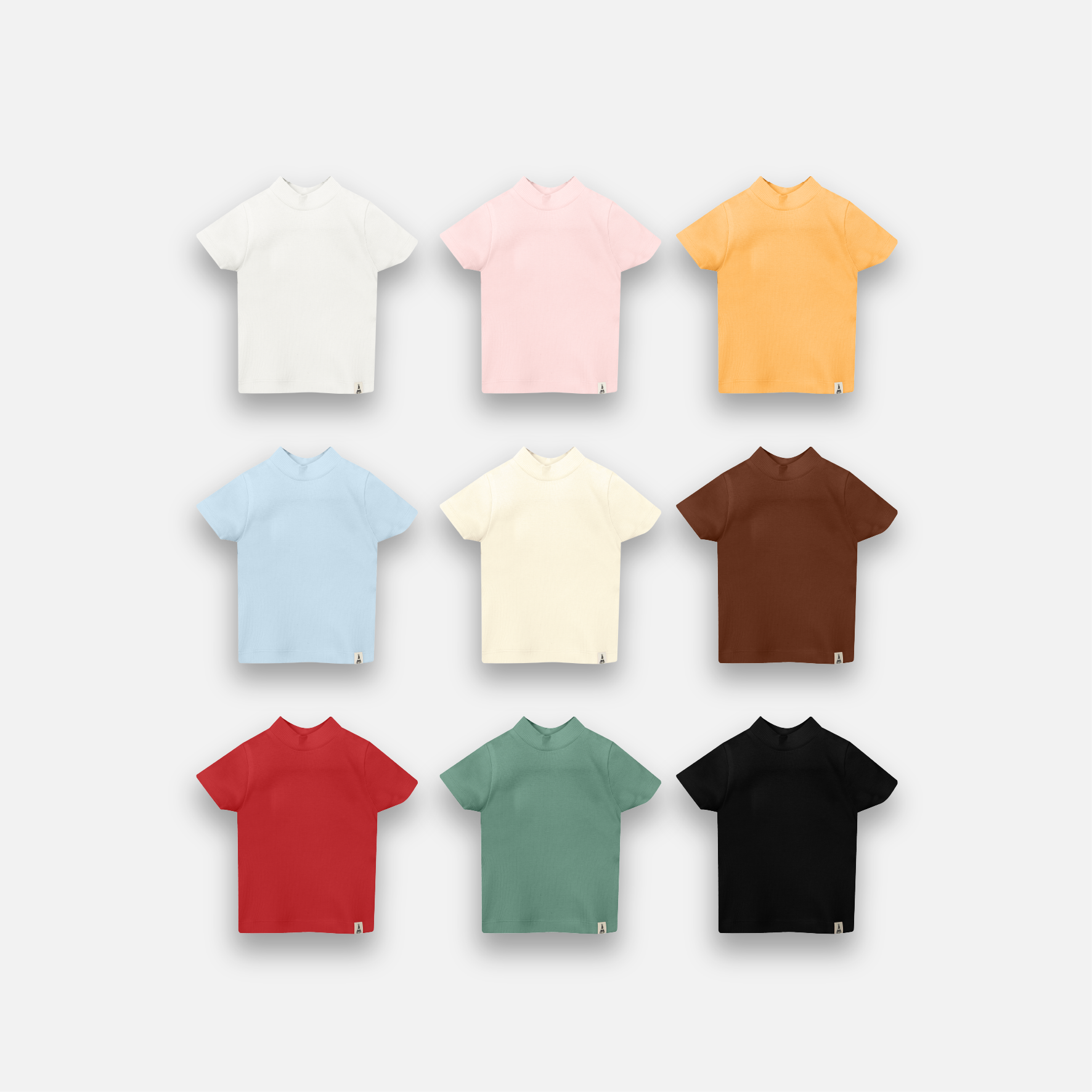 SHORT SLEEVE TURTLENECK