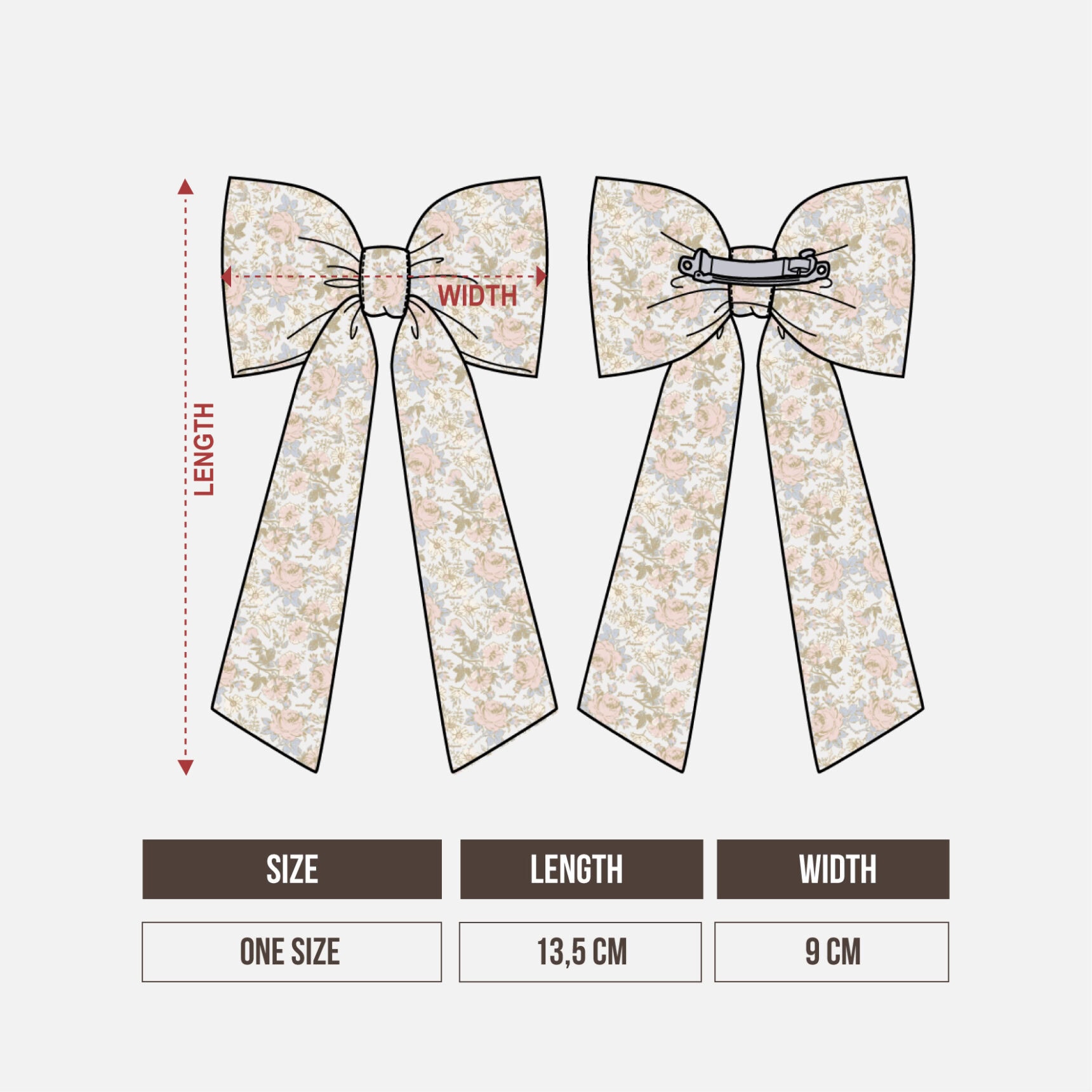 THANIA BOW HAIRCLIP - Gambar 4