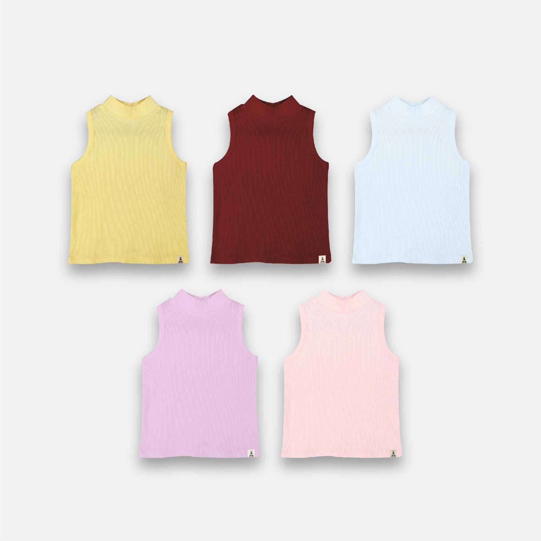 SLEEVELESS TURTLENECK