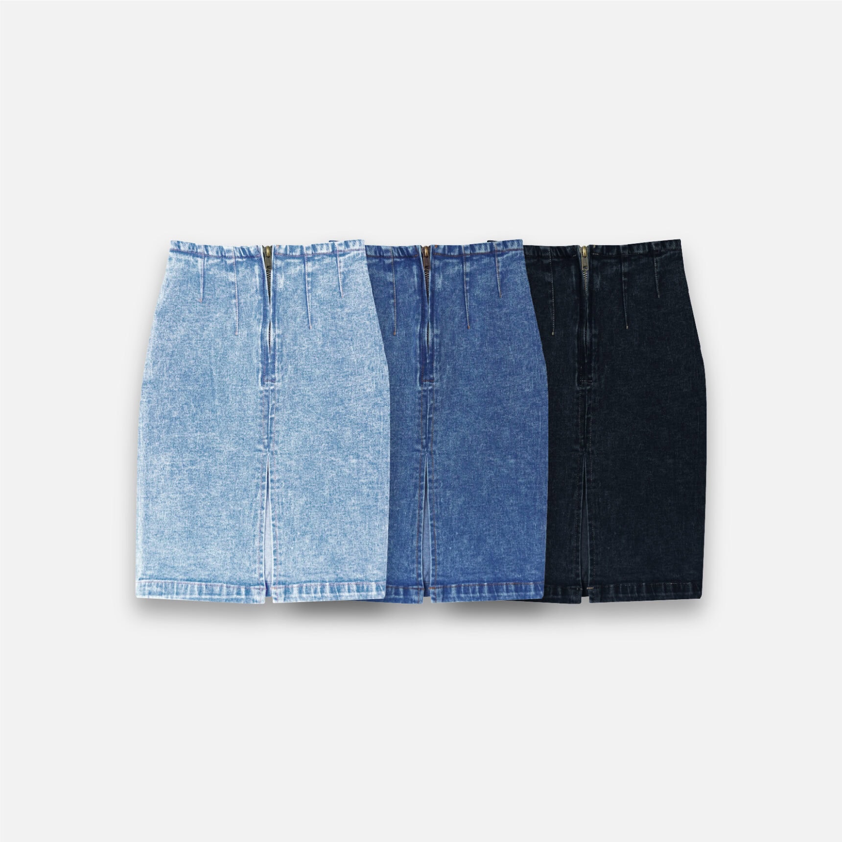 MIDI DENIM SKIRT