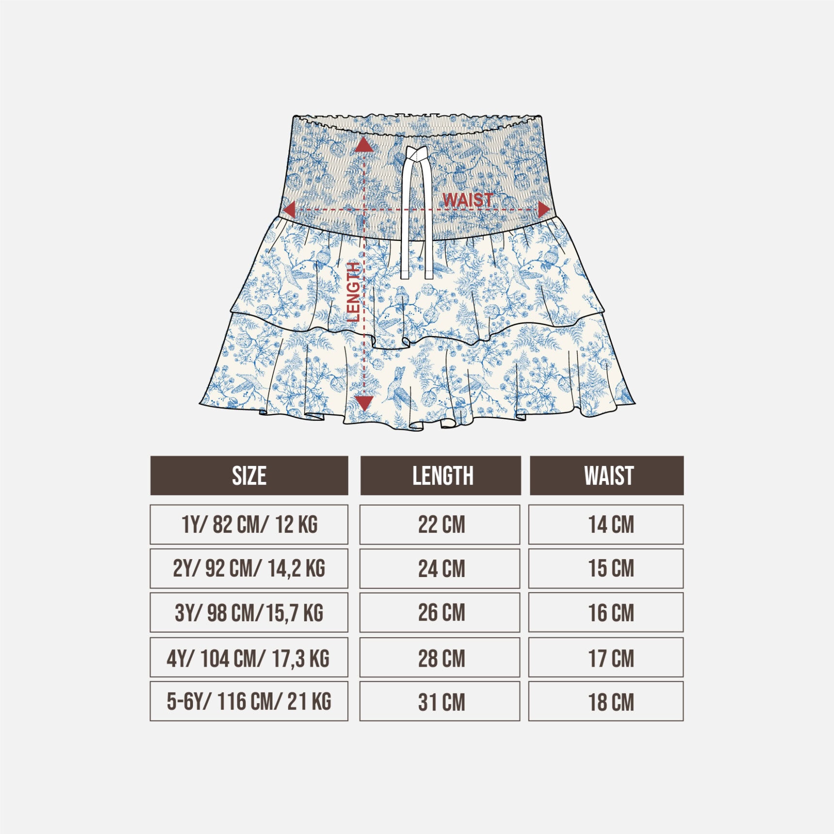 SMOCKED SKIRT - Gambar 2
