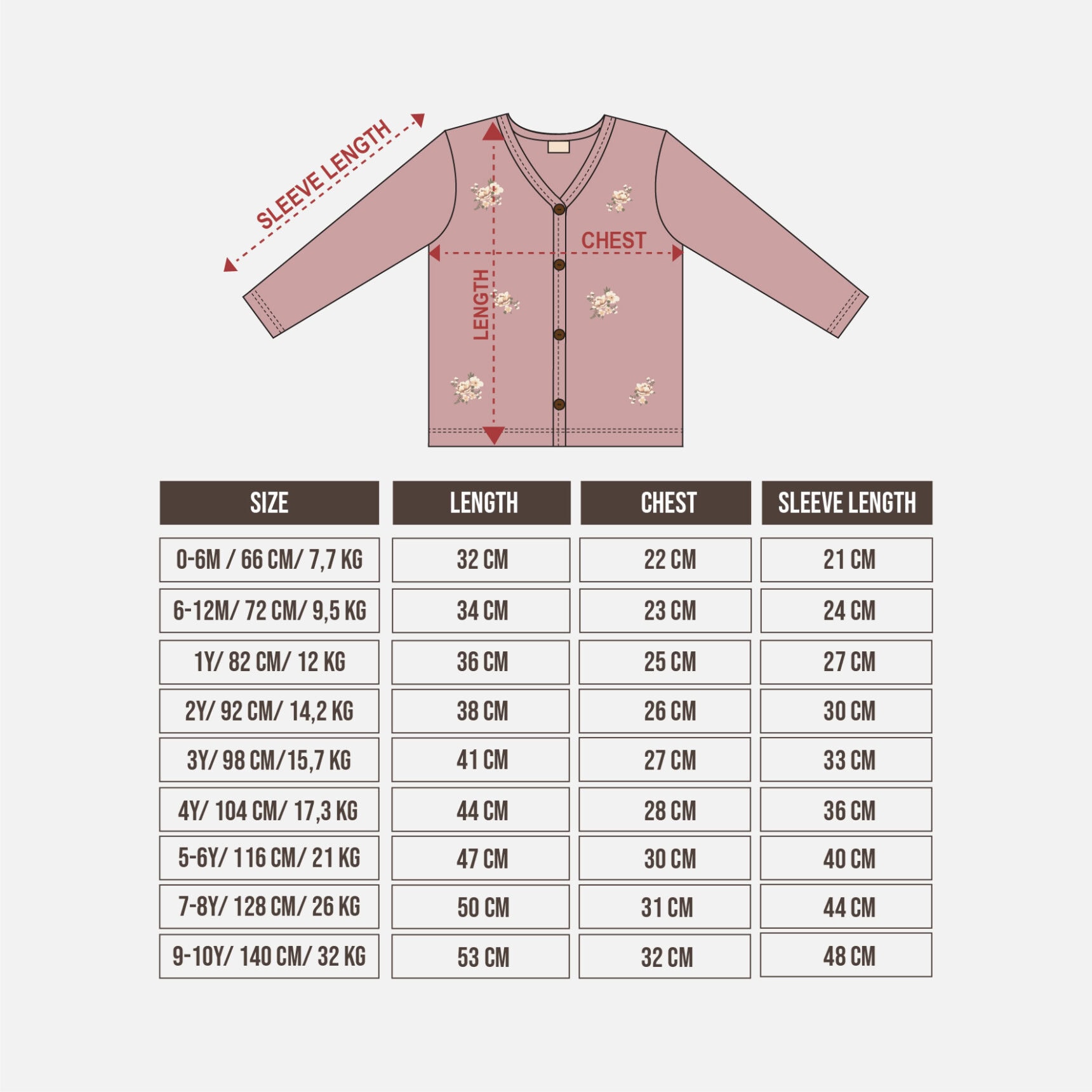 FLORAL CARDIGAN - Gambar 2