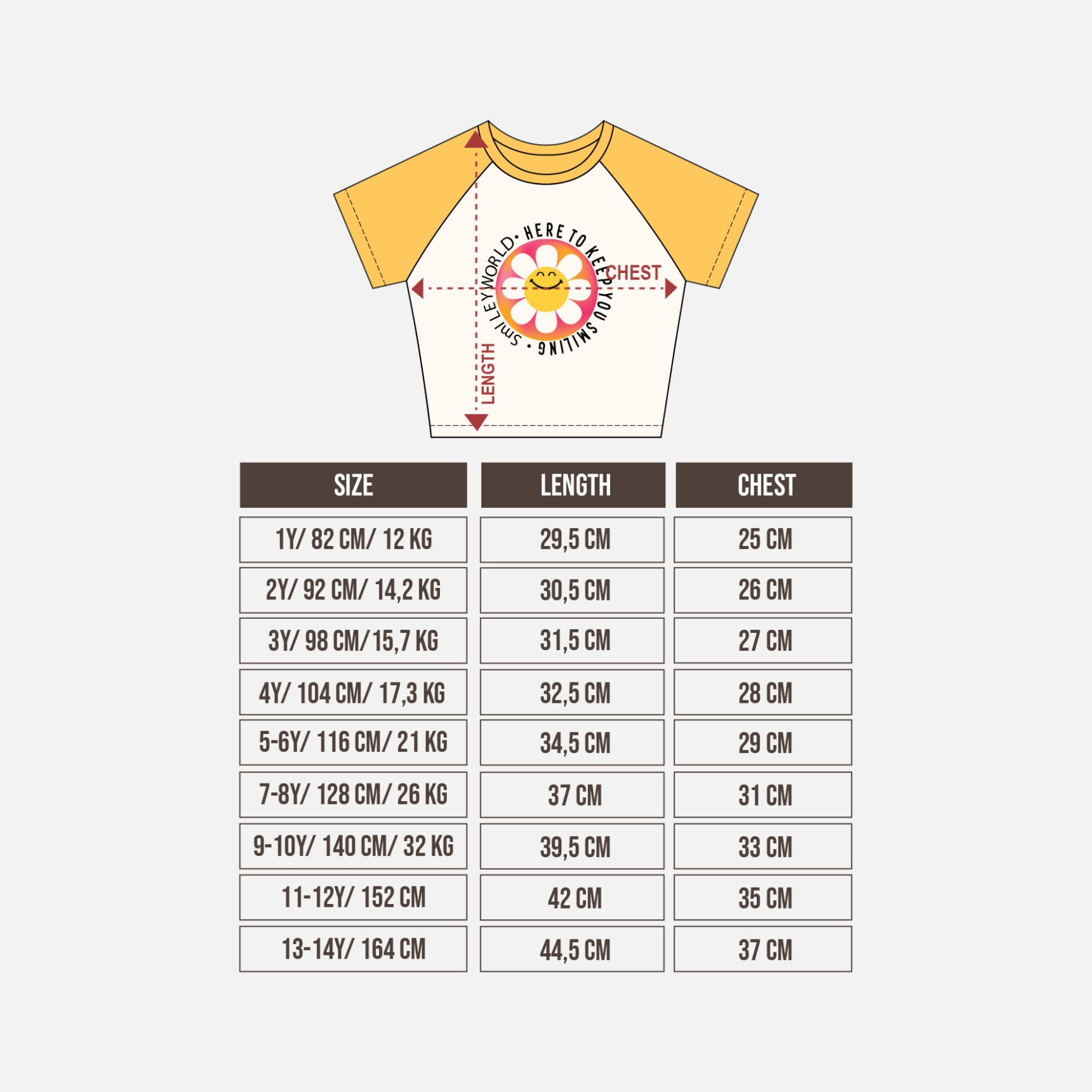 BP X SMILEY CROP TOP RAGLAN - Gambar 2