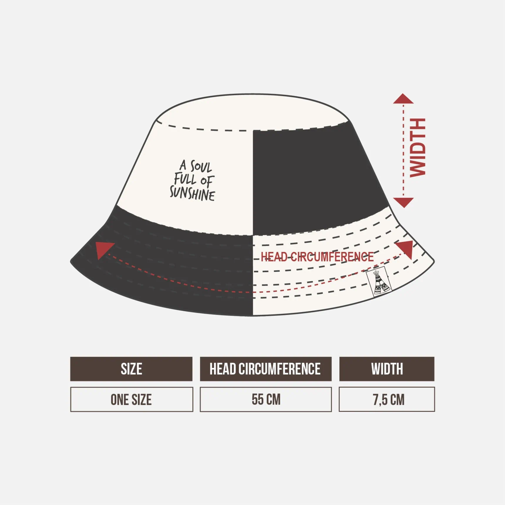 COLORBLOCK BUCKET HAT - Gambar 2