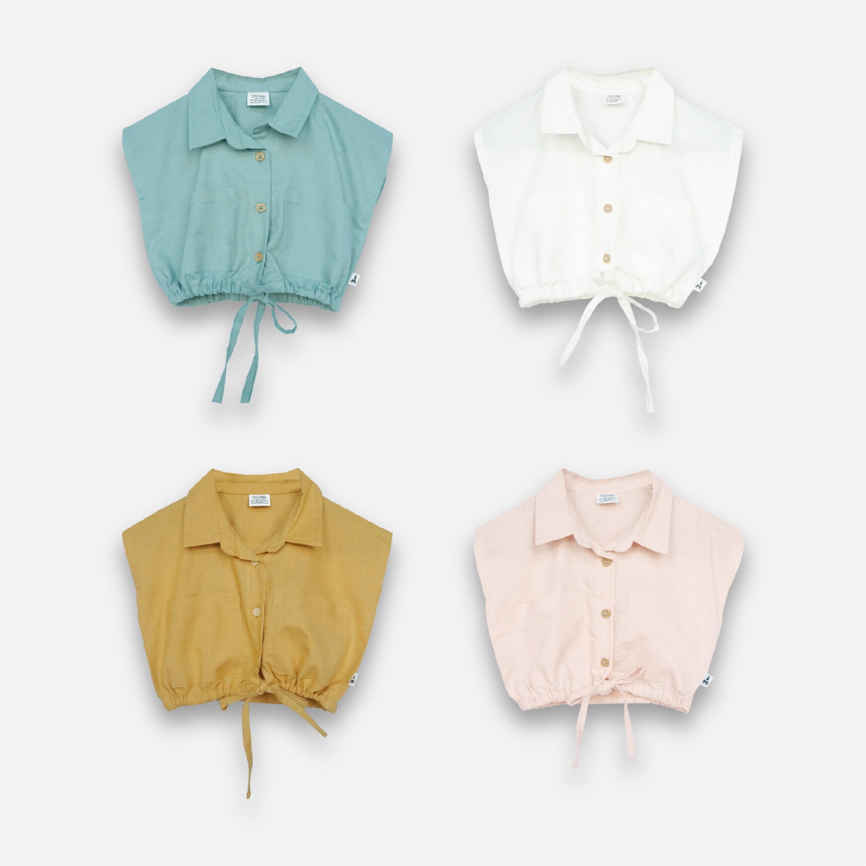 CROP POCKET SHIRT