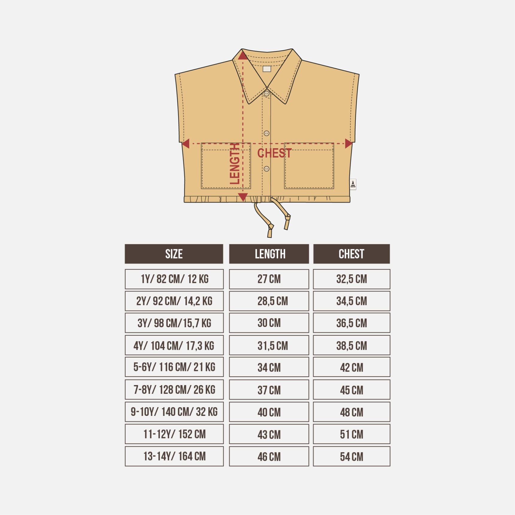 CROP POCKET SHIRT - Gambar 2