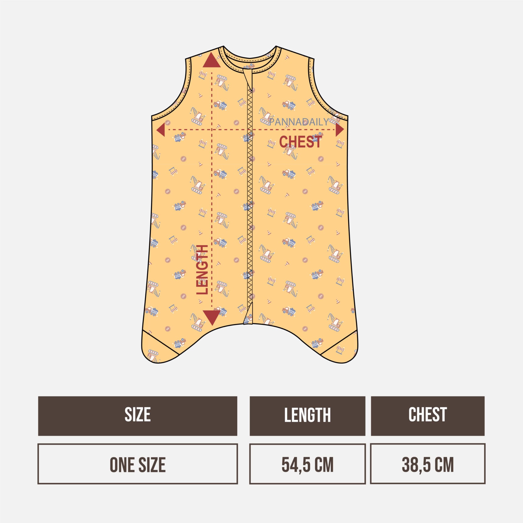 SLEEP SACK UNI PRINT - Gambar 2