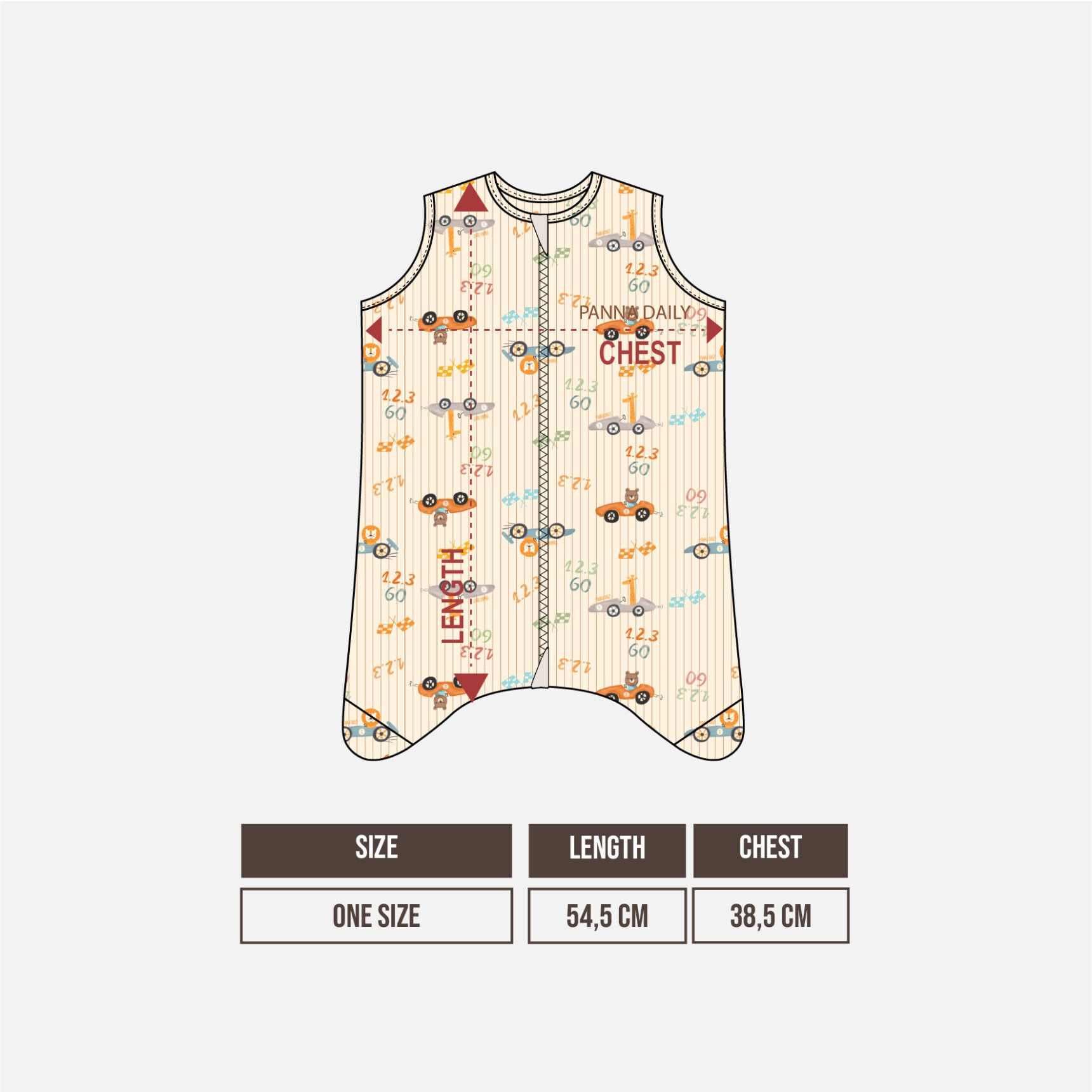 SLEEP SACK UNI PRINT - Gambar 2