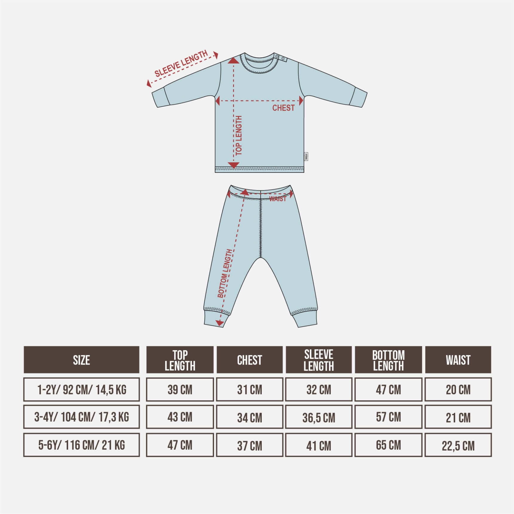 PANNADAILY - LONG PAJAMA KIDS UNI - Gambar 2