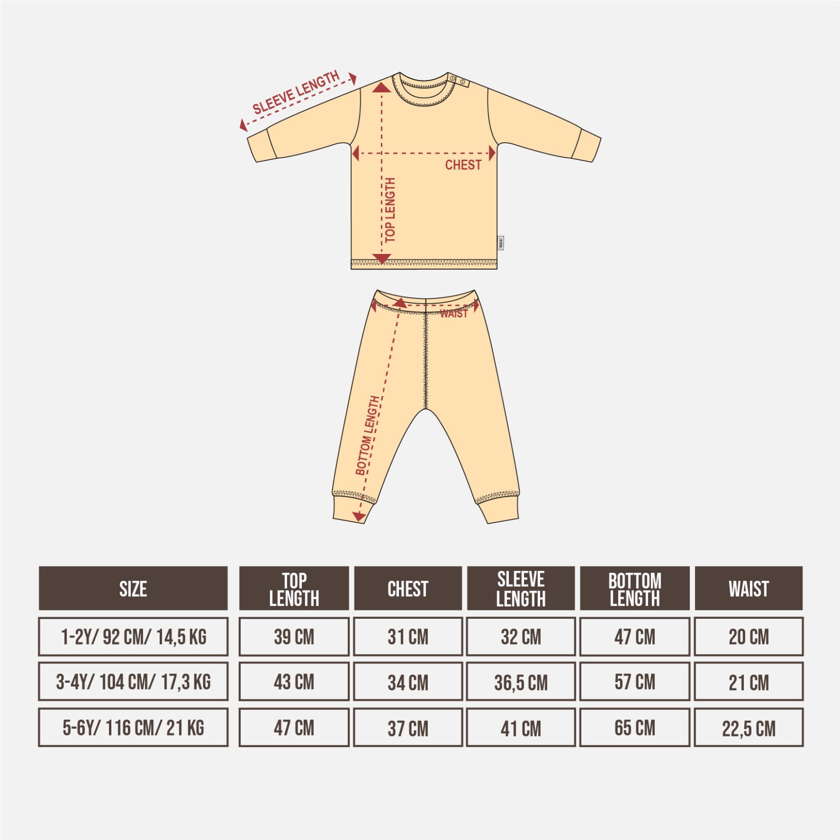 LONG PAJAMA KIDS UNI - Gambar 2