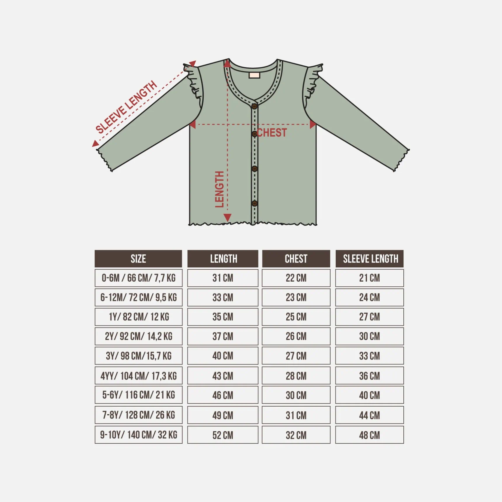 CARDIGAN RUFFLE - Gambar 2