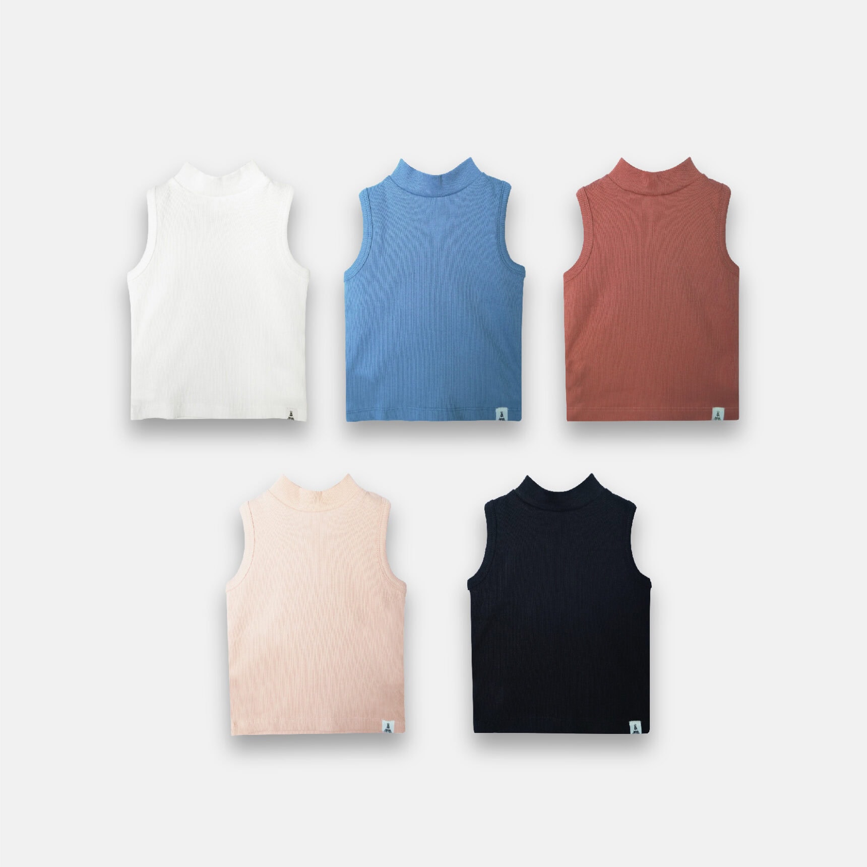 SLEEVELESS TURTLENECK