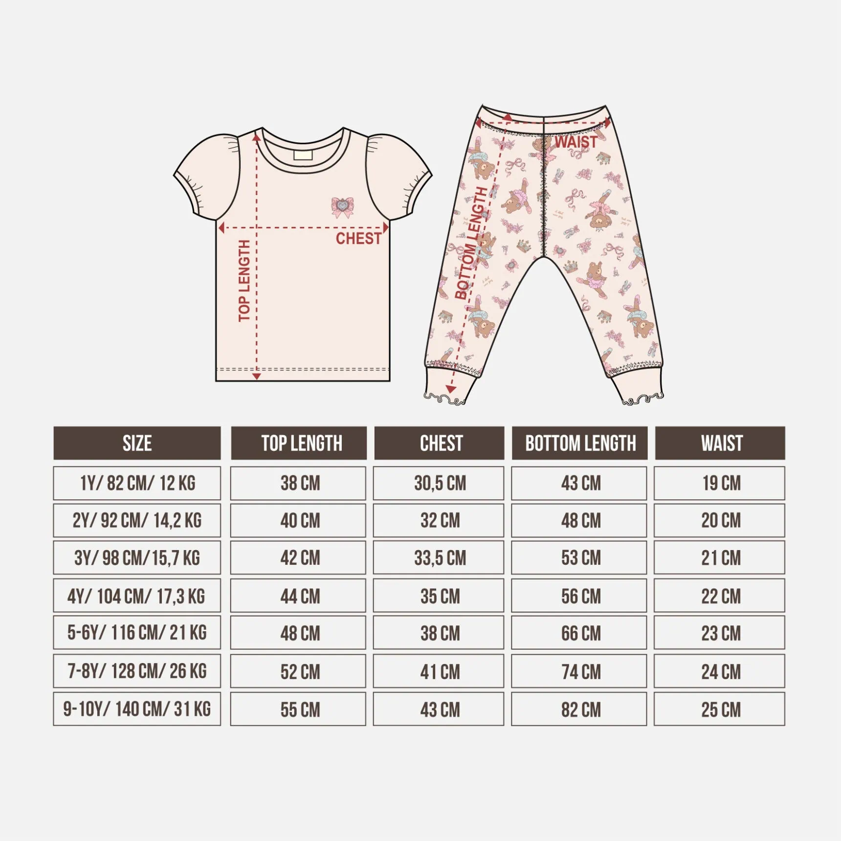 SHORT PAJAMA GIRL - Gambar 2
