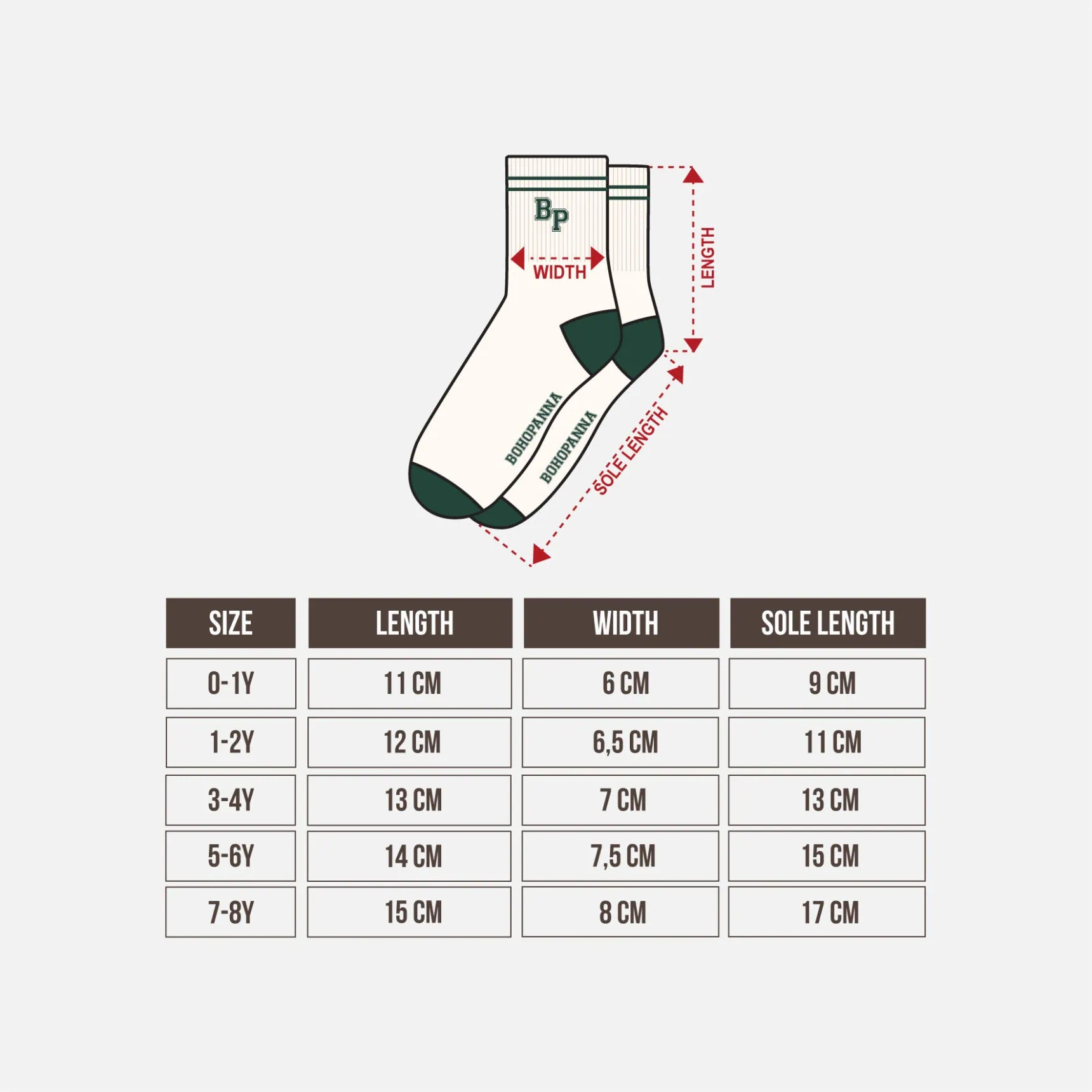 SHORT STRIPE SOCK - Gambar 2