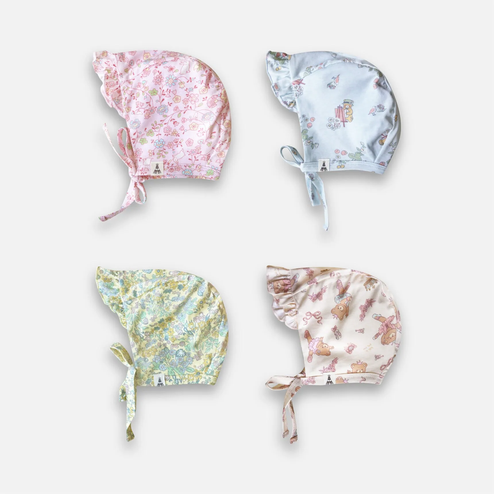 BONNET RUFFLE PRINT