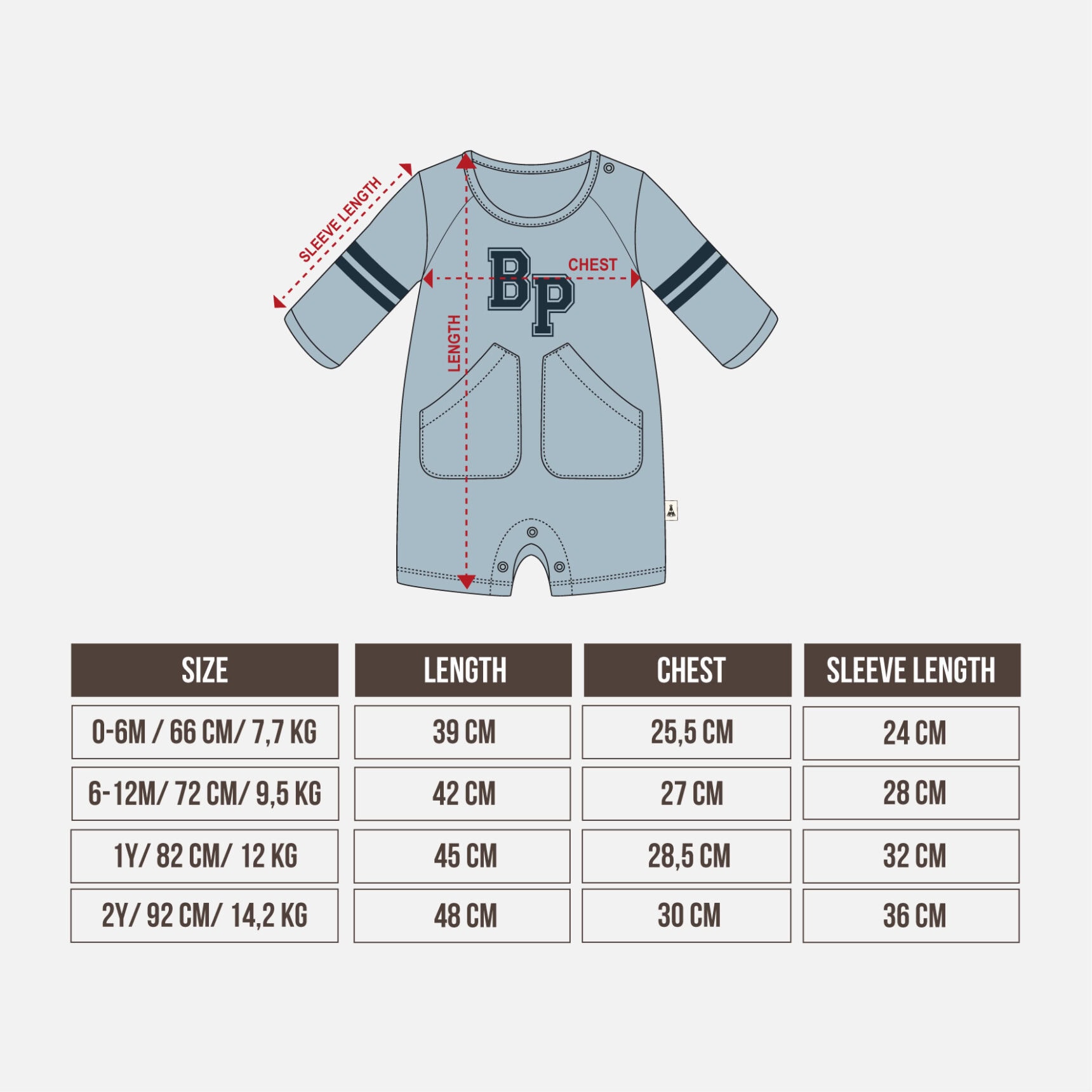 LONG SLEEVE PLAYSUIT - Gambar 2