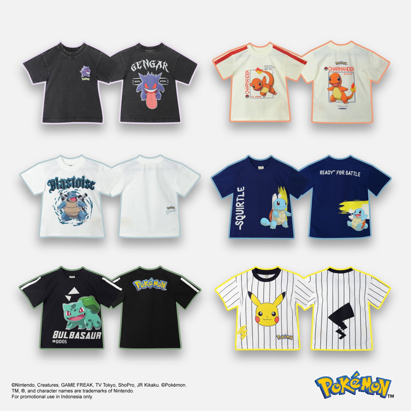 BOHOPANNA | POKÉMON - STREETWEAR TEE - Atasan Anak